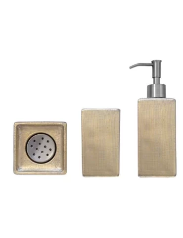Coffret d'accessoires salle de bain haut de gamme Venice, Glass Design 2