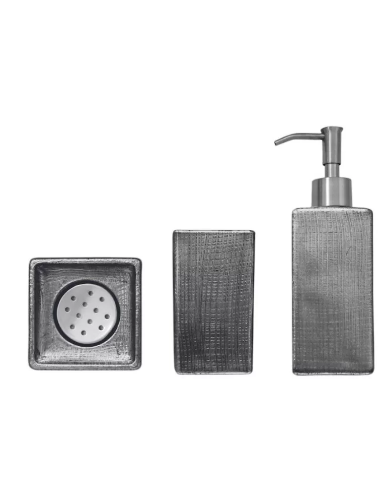Coffret d'accessoires salle de bain haut de gamme Venice, Glass Design