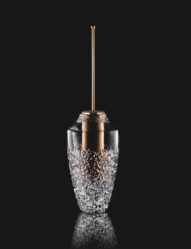 Pot à balai en cristal Canto, de Glass Design.