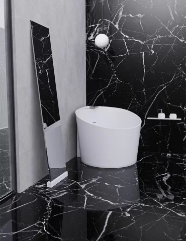 Baignoire d'angle haut de gamme Mini, Glass Design 2