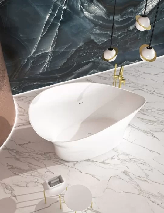 Baignoire îlot Flower Style - Glass Design