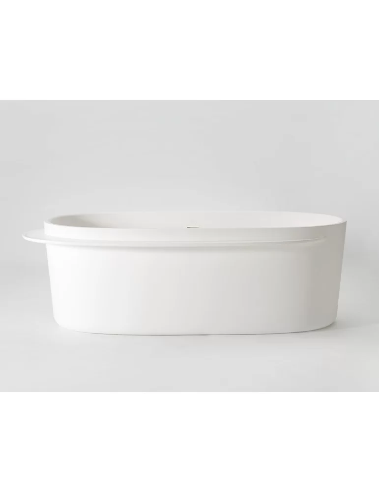 Baignoire îlot en solid surface Plateau, de Ex.t Design