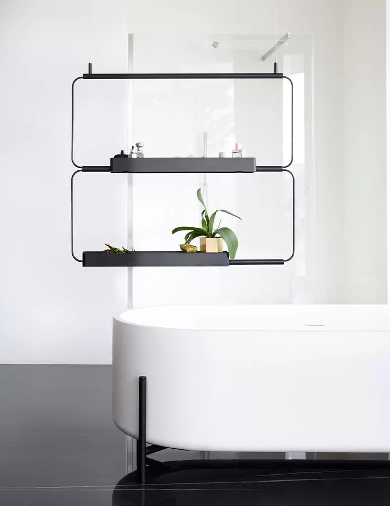 Baignoire îlot en solid surface Stand, de Ex.t Design