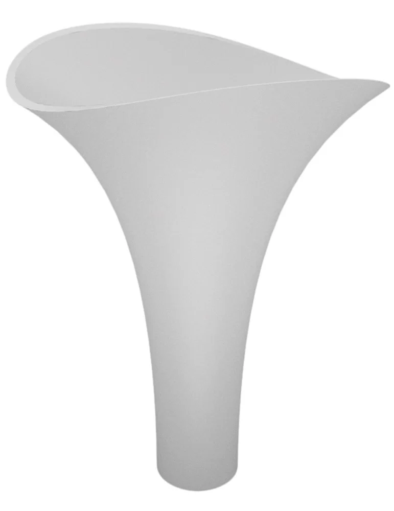 Lavabo sur pied Flower Evolution, de Glass Design