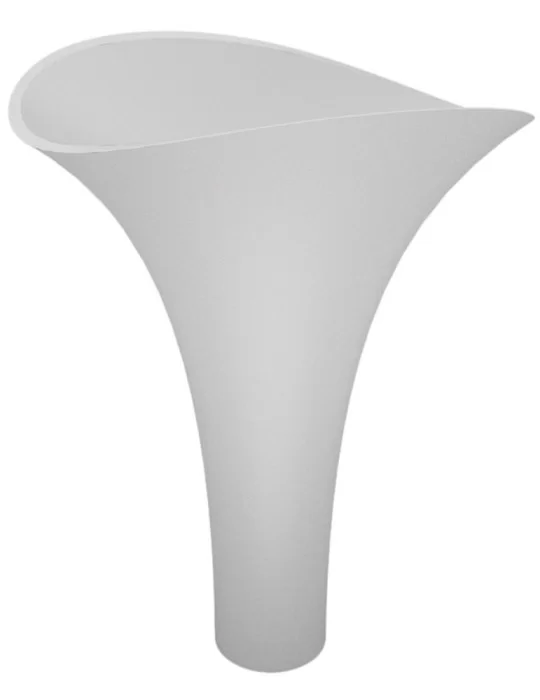 Lavabo sur pied Flower Evolution, de Glass Design