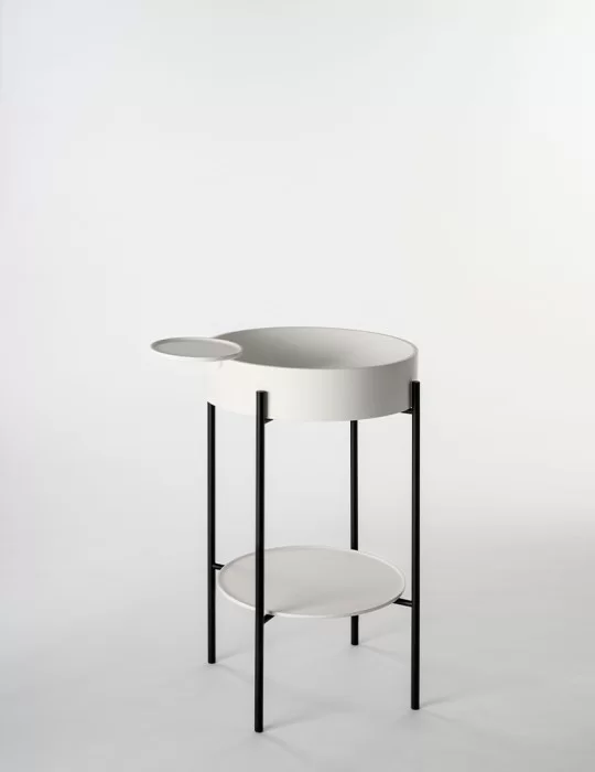 Lavabo rond sur pied métallique Stand - Ex.t DESIGN