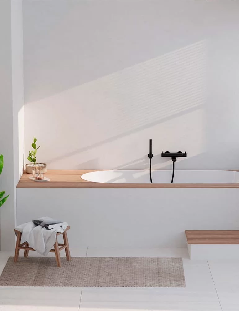 Thermostatique pour baignoire Cien, Mooze