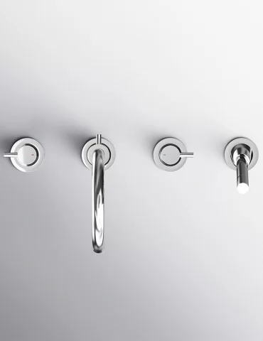 Robinetterie haut de gamme baignoire sur gorge Cien 2