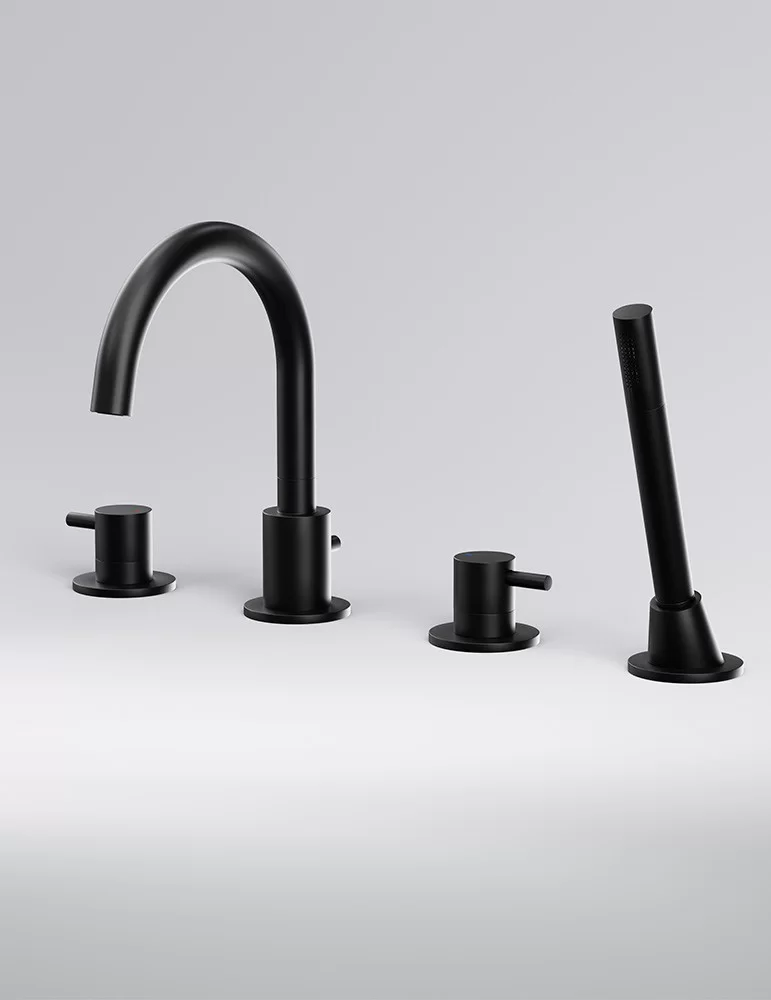 Robinetterie haut de gamme baignoire sur gorge Cien