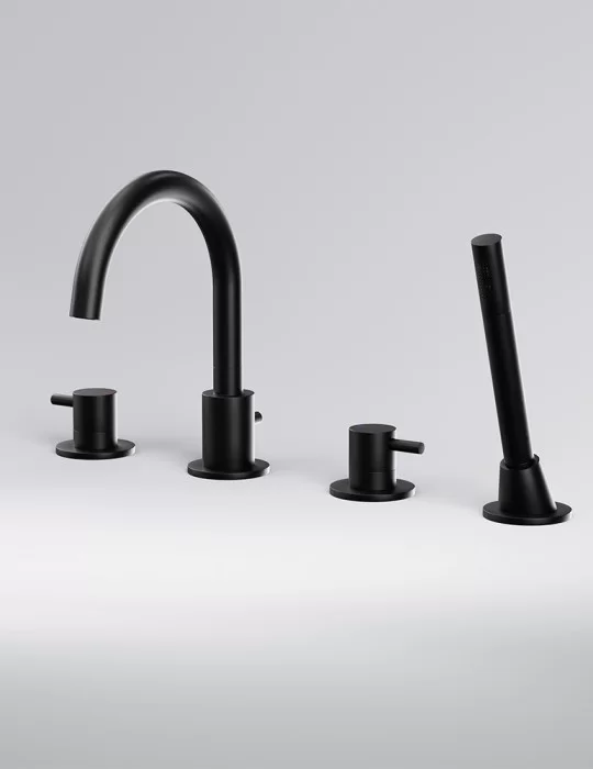 Robinetterie haut de gamme baignoire sur gorge Cien