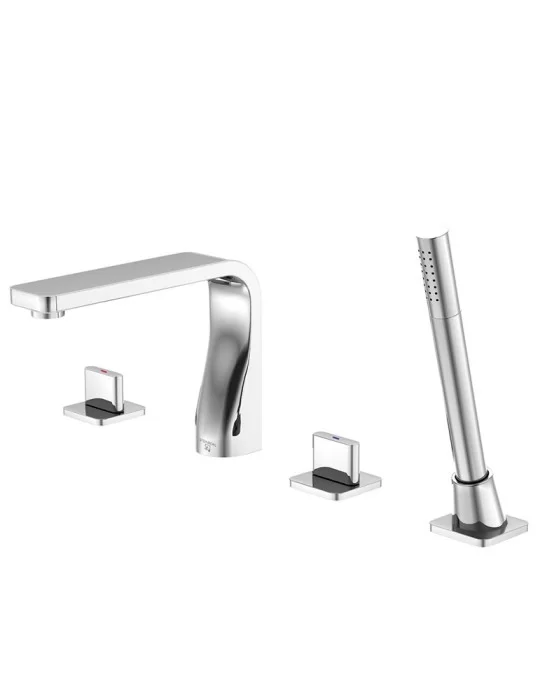 Robinetterie baignoire haut de gamme sur gorge Curvo - Mooze