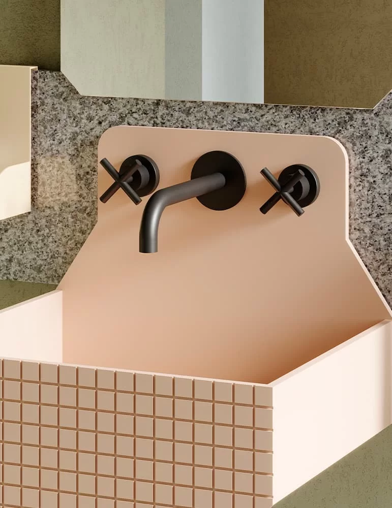 Mitigeur mural lavabo haut de gamme MLP FRIEZE