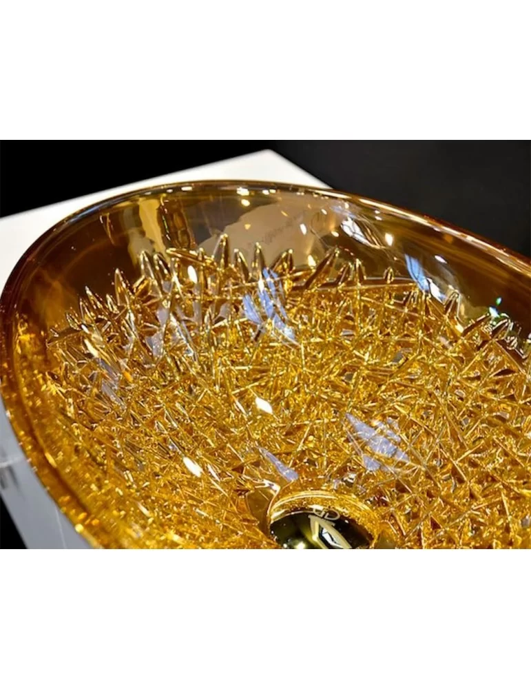 Vasque à poser haut de gamme ICE OVAL Lux