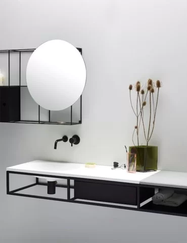 Meuble salle de bain à suspendre Frame by Ex.t 2