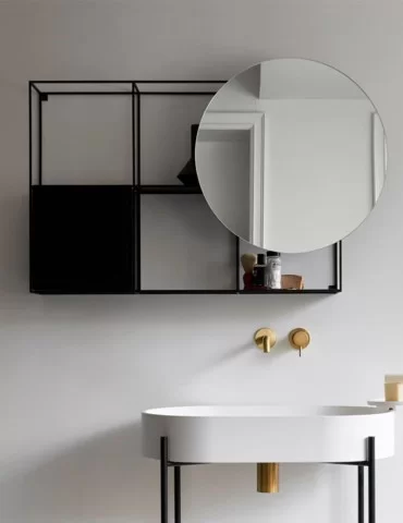 Étagère en métal laqué Felt by Norm Architects pour EX.T 2