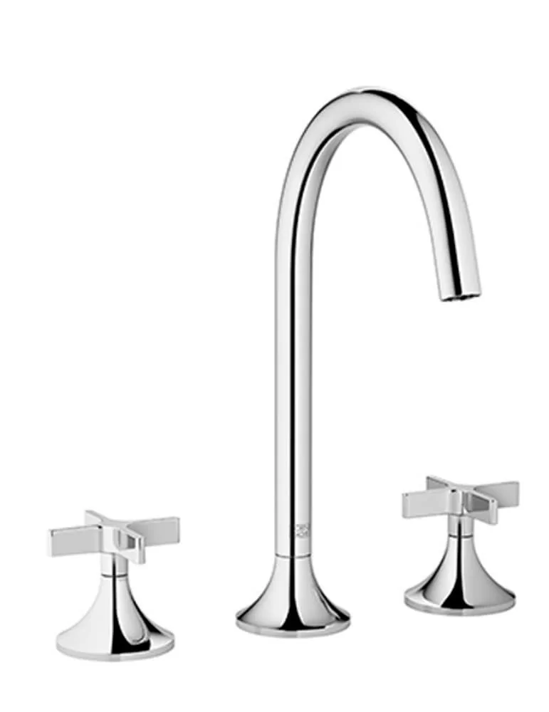 Robinet lavabo design à trois trous Vaia de Dornbracht