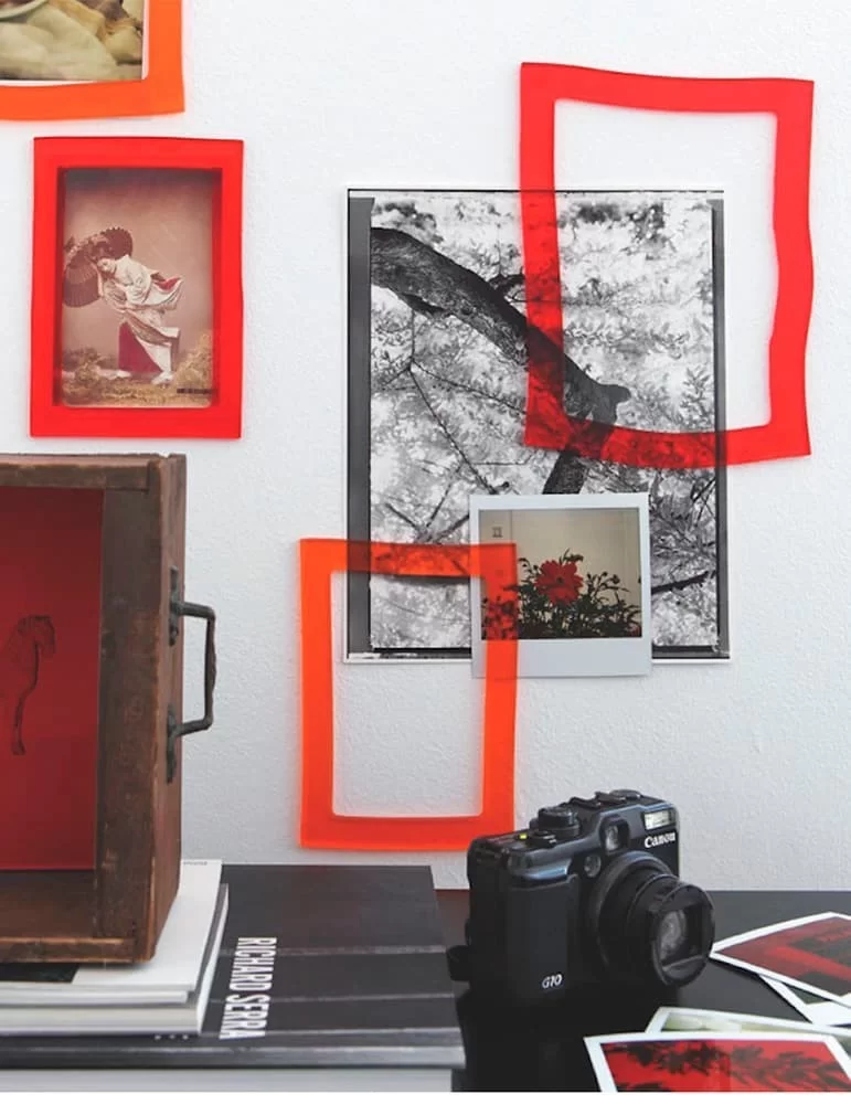 Set de 2 cadres autocollants, Souvenir de Geelli Set de 2 cadres autocollants, Souvenir de Geelli