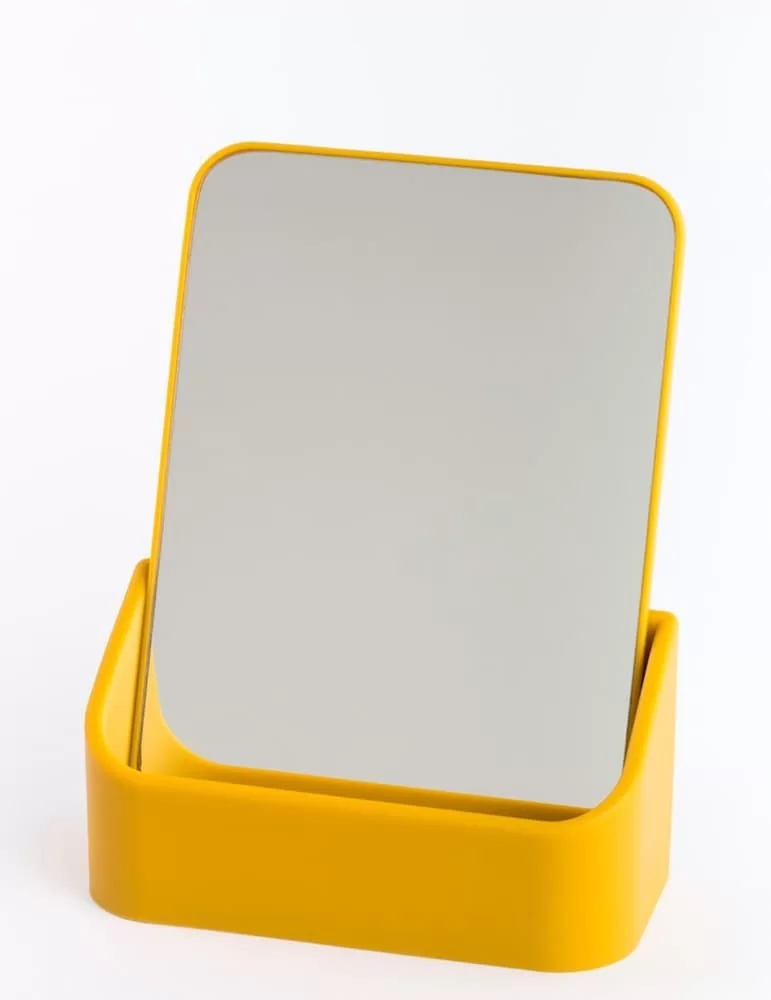 Porte-objets en gel polyuréthane avec miroir, Nora