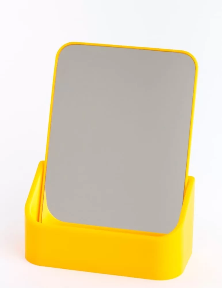 Porte-objets en gel polyuréthane avec miroir, Nora