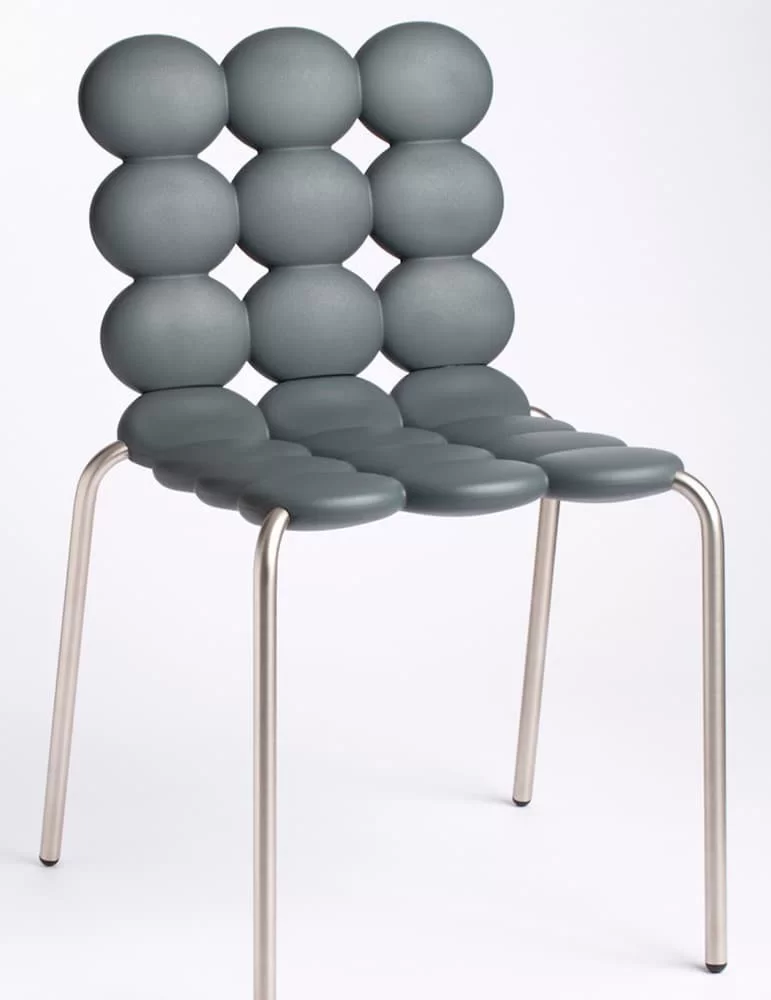 Chaise design italien en polyuréthane, Mints Chaise design italien en polyuréthane, Mints