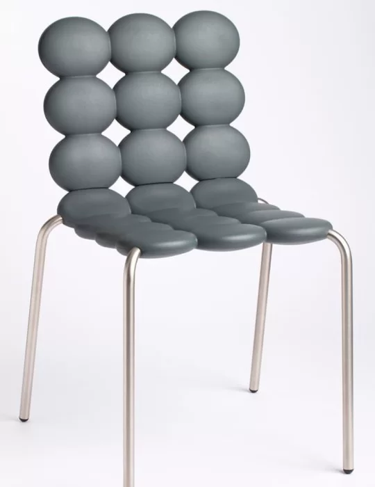 Chaise design italien en polyuréthane, Mints Chaise design italien en polyuréthane, Mints
