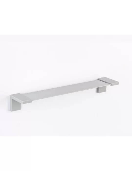 Tablette en gel polyuréthane et aluminium anodisé, Inlinea Mensola