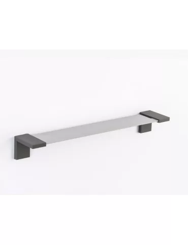 Tablette en gel polyuréthane et aluminium anodisé, Inlinea Mensola 2