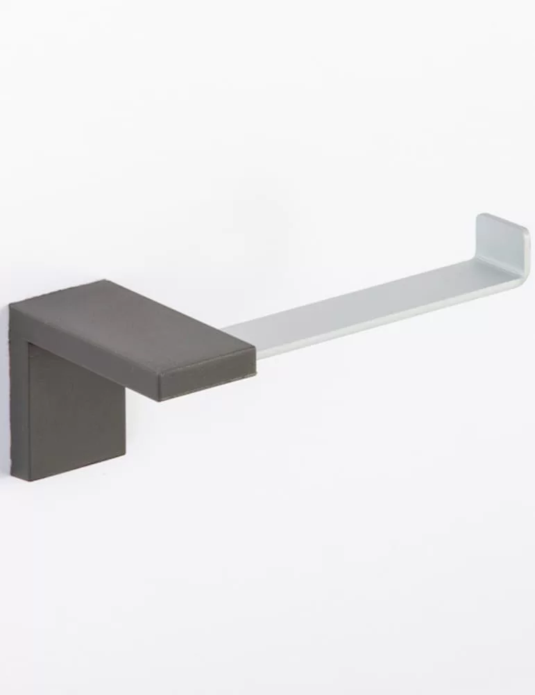 Porte rouleau gel polyuréthane/aluminium anodisé, Inlinea Portarotolo