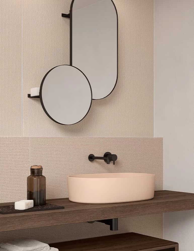 Vasque à poser ovale en solid surface, Plateau by Ex.t