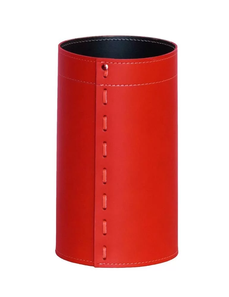 Corbeille à papier en cuir Battista de Limac Design
