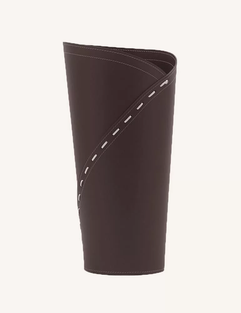 Porte parapluies en cuir Katrina de Limac Design