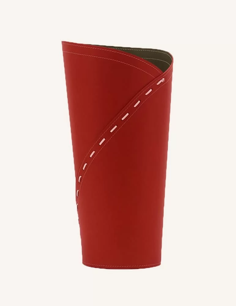 Porte parapluies en cuir Katrina de Limac Design