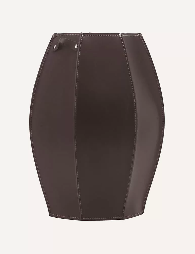 Porte parapluies en cuir Audrey de Limac Design