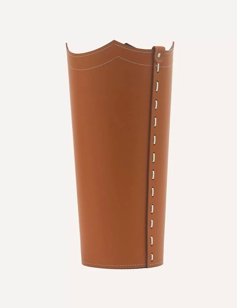 Porte parapluies en cuir Umbrella de Limac Design