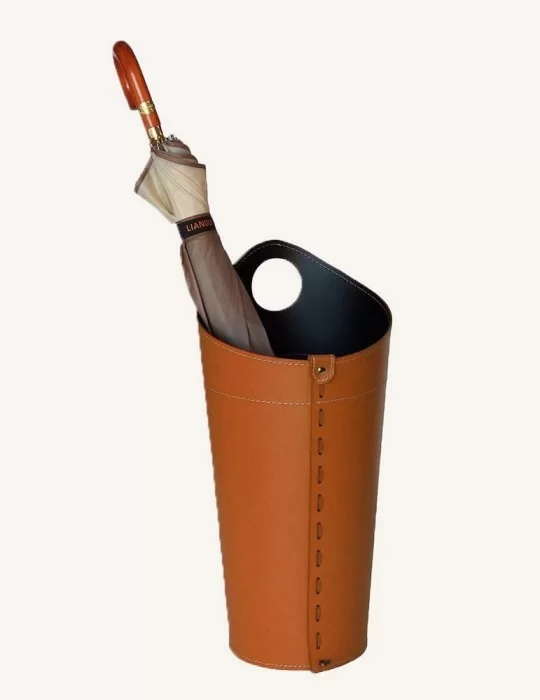 Porte parapluies en cuir Pluvia de Limac Design