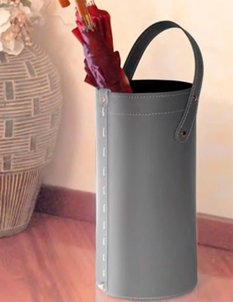 Porte parapluies en cuir Regen de Limac Design