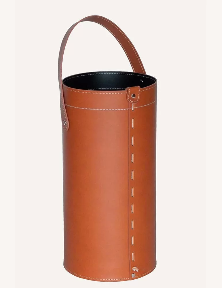 Porte parapluies en cuir Regen de Limac Design