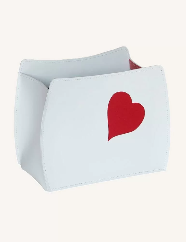 Porte magazines en cuir Beatrice de Limac Design