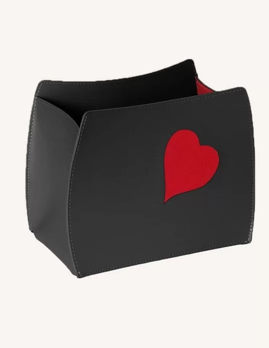 Porte magazines en cuir Beatrice de Limac Design