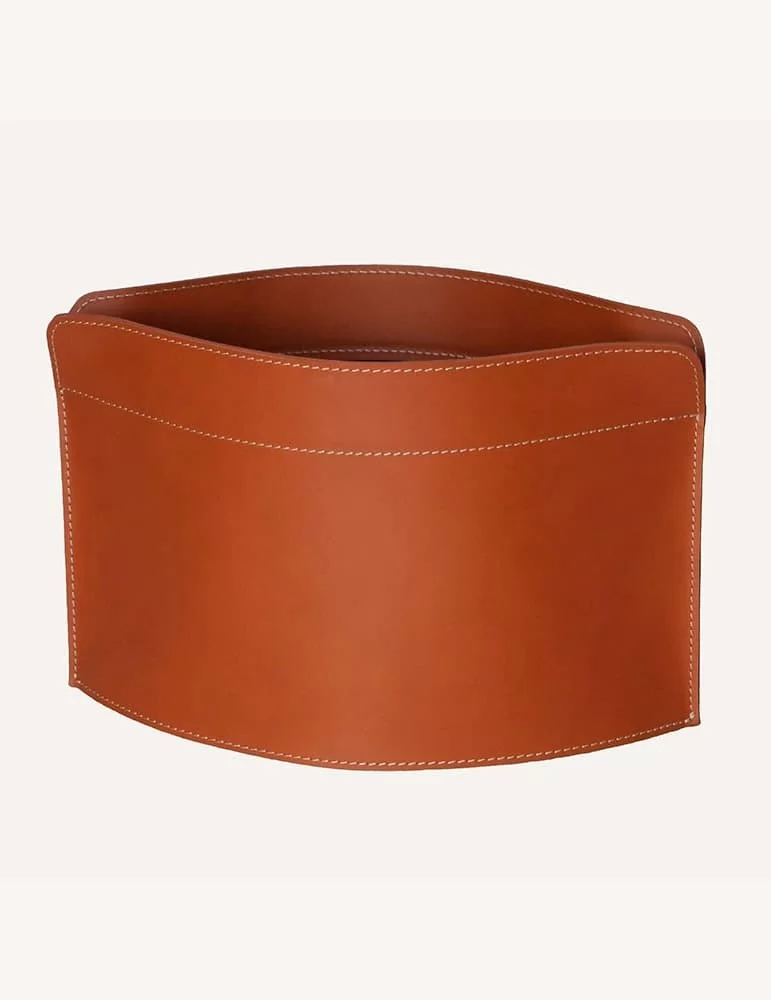 Porte magazines en cuir Giusy de Limac Design