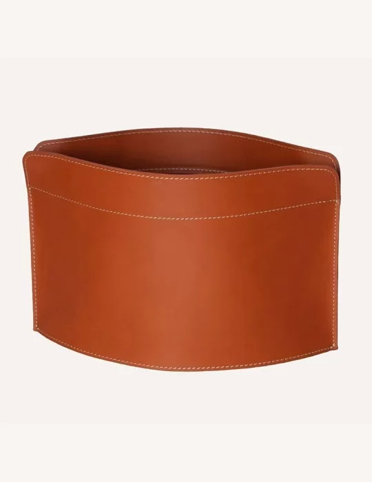 Porte magazines en cuir Giusy de Limac Design