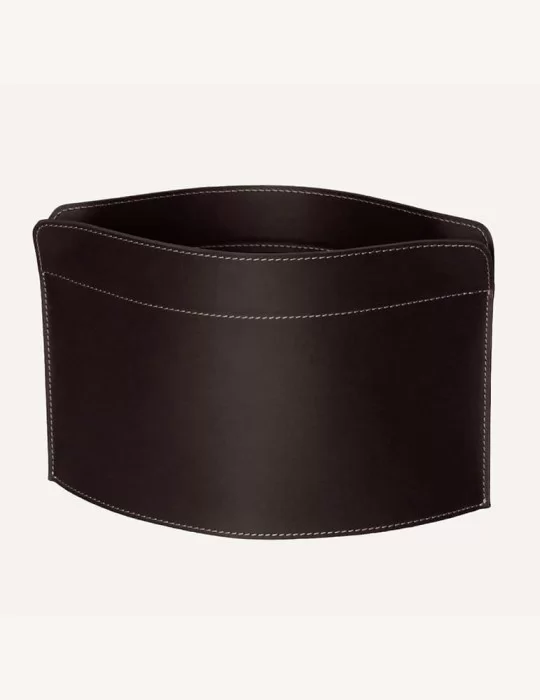 Porte magazines en cuir Giusy de Limac Design