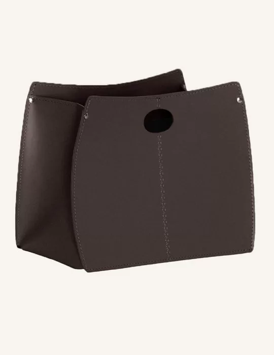 Porte magazines en cuir Vanda de Limac Design