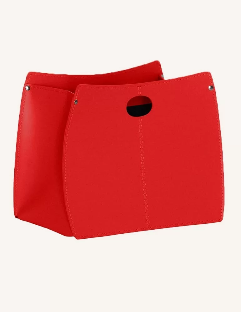 Porte magazines en cuir Vanda de Limac Design Porte magazines en cuir Vanda de Limac Design