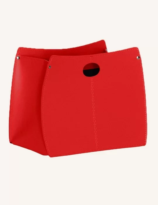 Porte magazines en cuir Vanda de Limac Design Porte magazines en cuir Vanda de Limac Design