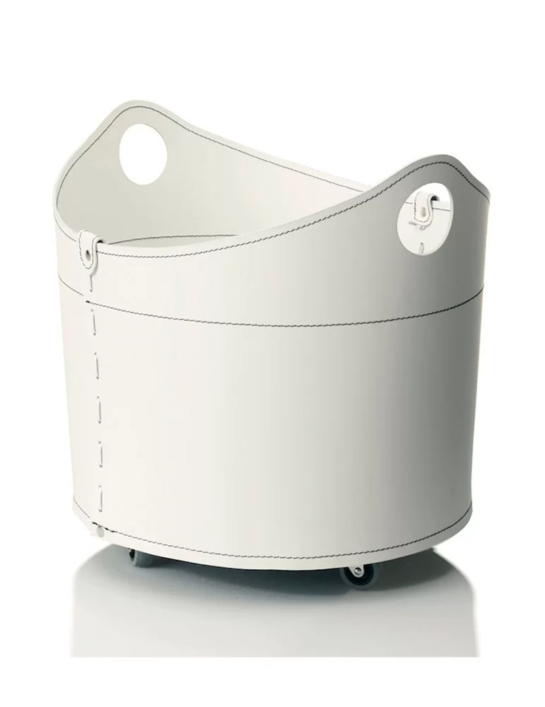Porte-bois en cuir Cadin de Limac Design Porte-bois en cuir Cadin de Limac Design