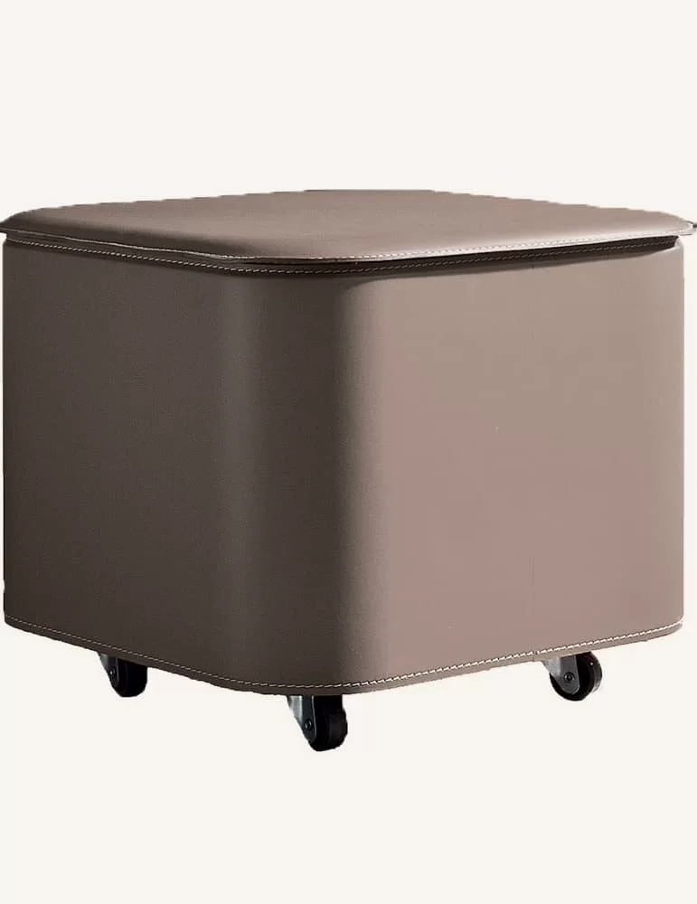 Pouff en cuir Puffo de Limac Design