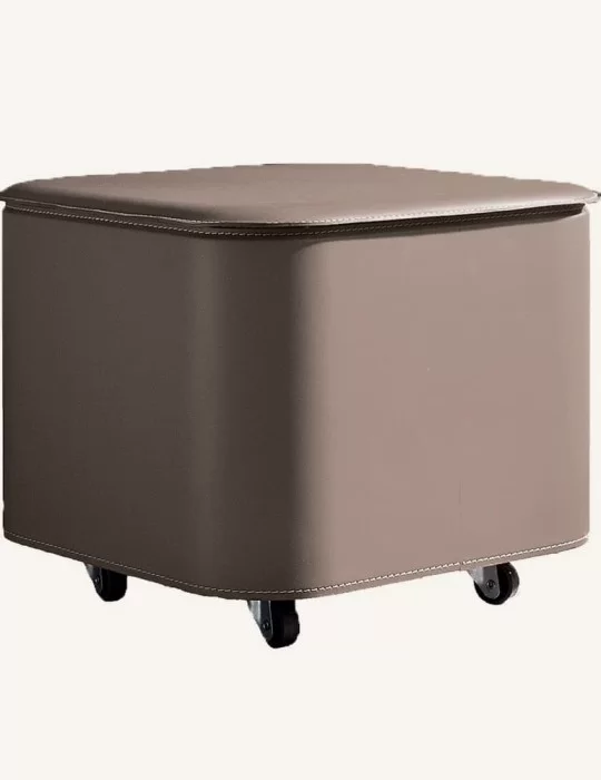 Pouff en cuir Puffo de Limac Design