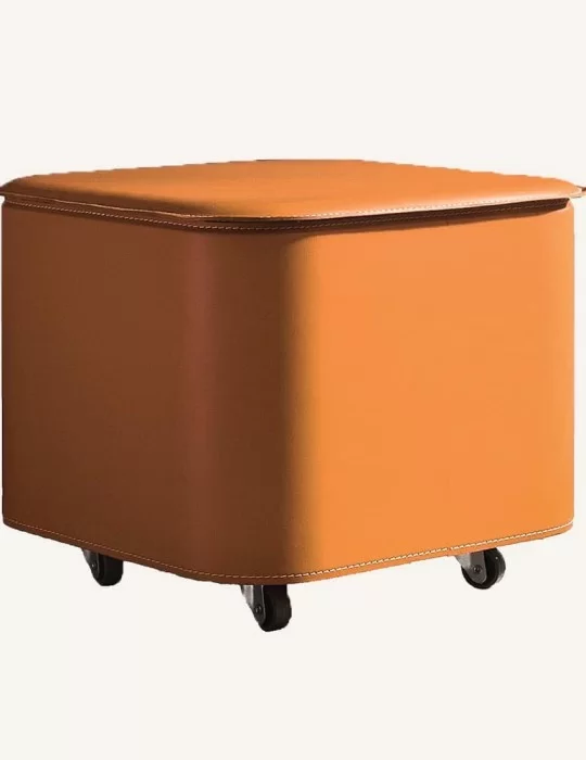 Pouff en cuir Puffo de Limac Design