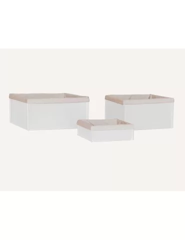 Set de 3 porte-objets en cuir Sonia, by Limac Design. 2